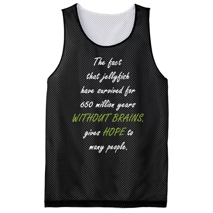 Jellyfish Survived 650 Million Years Mesh Reversible Basketball Jersey Tank