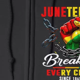 Juneteenth Shirts African American Freedom 1865 Full Zip Hoodie