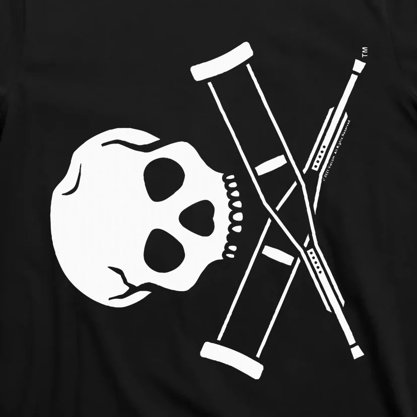 Jackass Skull And Crutches T-Shirt