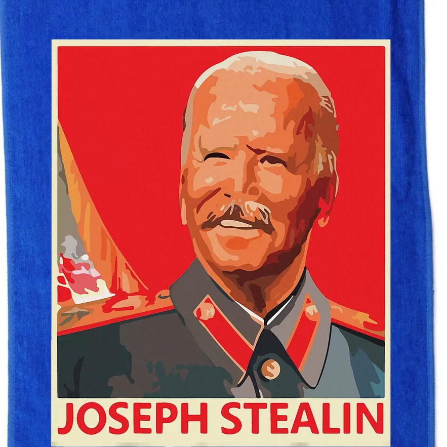 Joseph Stealin Anti Joe Biden Funny Biden Platinum Collection Golf Towel