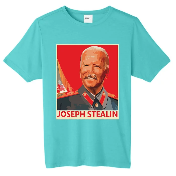 Joseph Stealin Anti Joe Biden Funny Biden ChromaSoft Performance T-Shirt