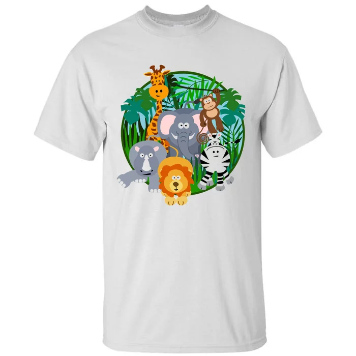 Jungle Safari Animals Tall T-Shirt