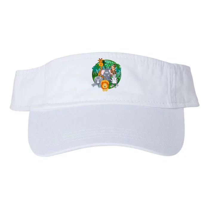 Jungle Safari Animals Valucap Bio-Washed Visor