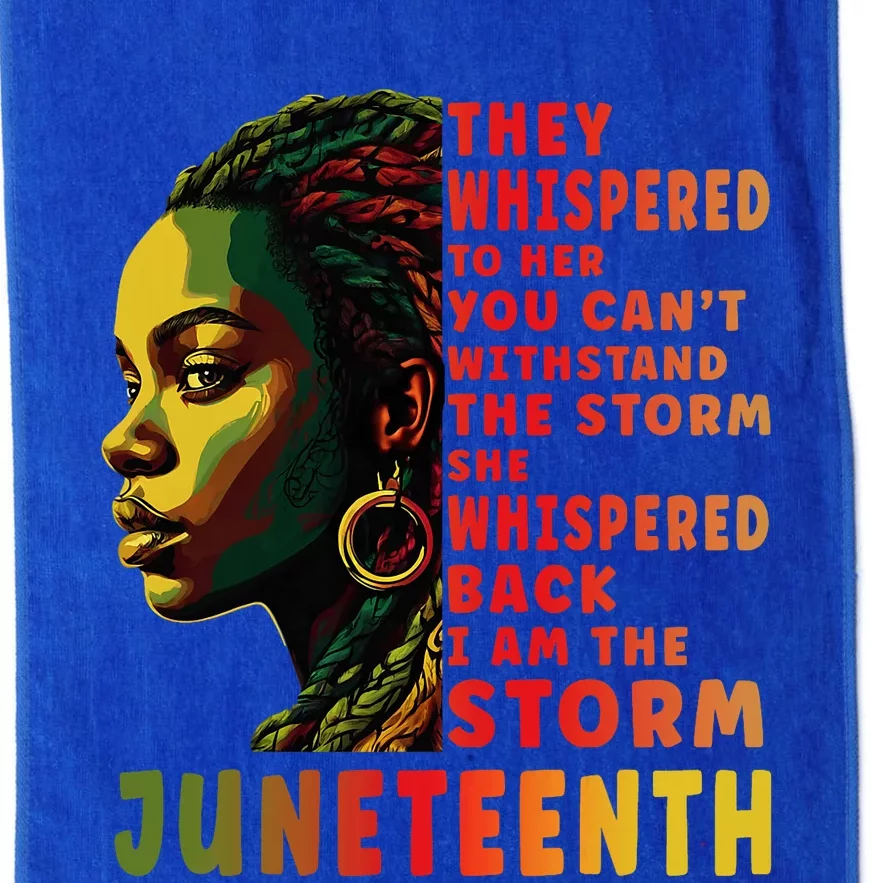 Juneteenth Shirts Afro American Black Women Black History Platinum Collection Golf Towel