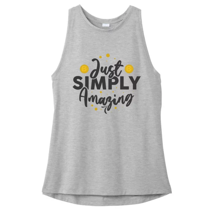 Just Simply Amazing Ladies Tri-Blend Wicking Tank