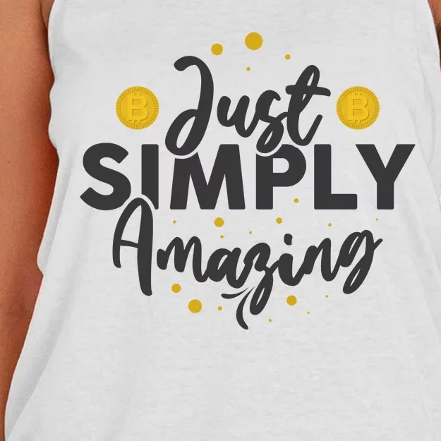 Just Simply Amazing Women's Knotted Racerback Tank