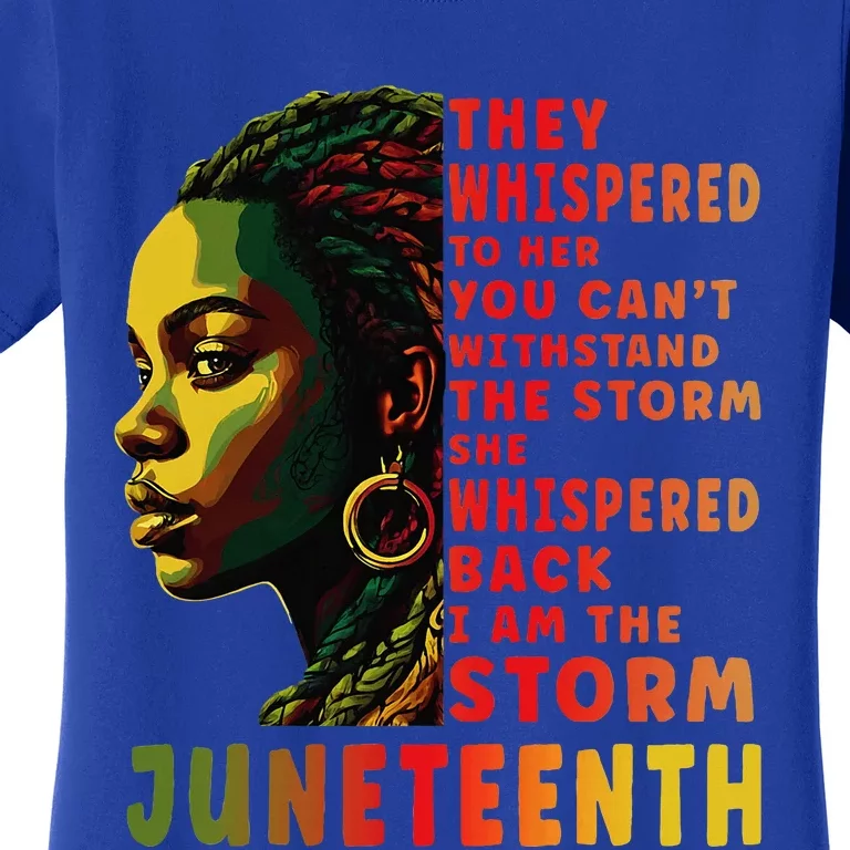 Juneteenth Shirts Afro American Black Women Black History Women's T-Shirt