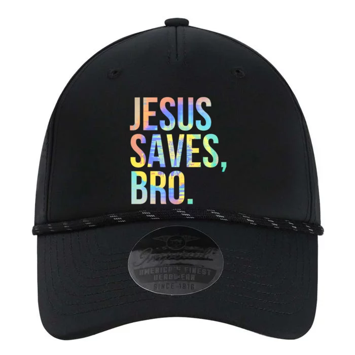 Jesus Saves Bro Pro Christian Religious Believer TieDye Performance The Dyno Cap