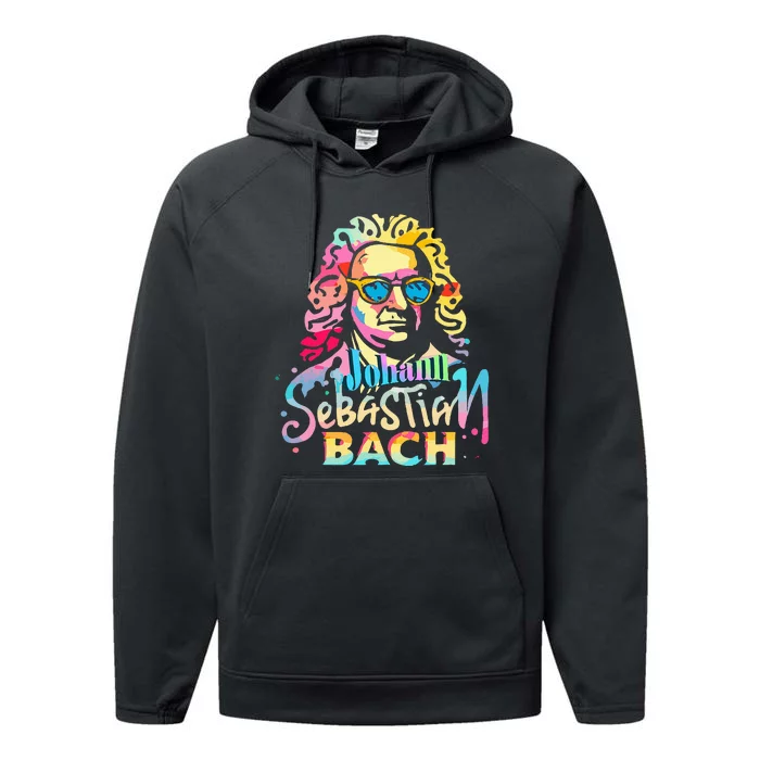 Johann Sebastian Bach Composer Classical Music Performance Fleece Hoodie