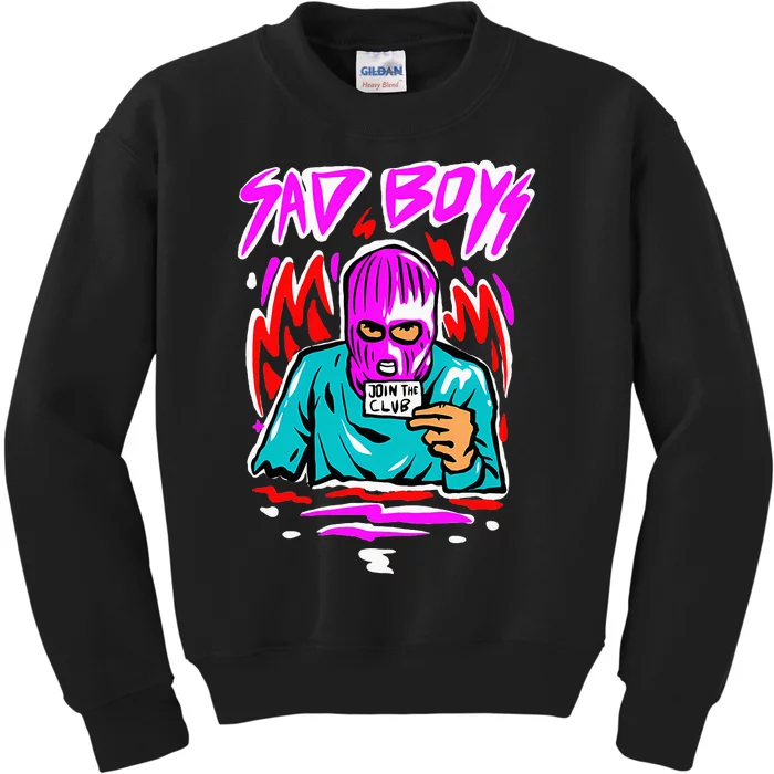 Junior Sad B.O.Y.Z Corridos Tumbados H Belicos Mexico Music Kids Sweatshirt