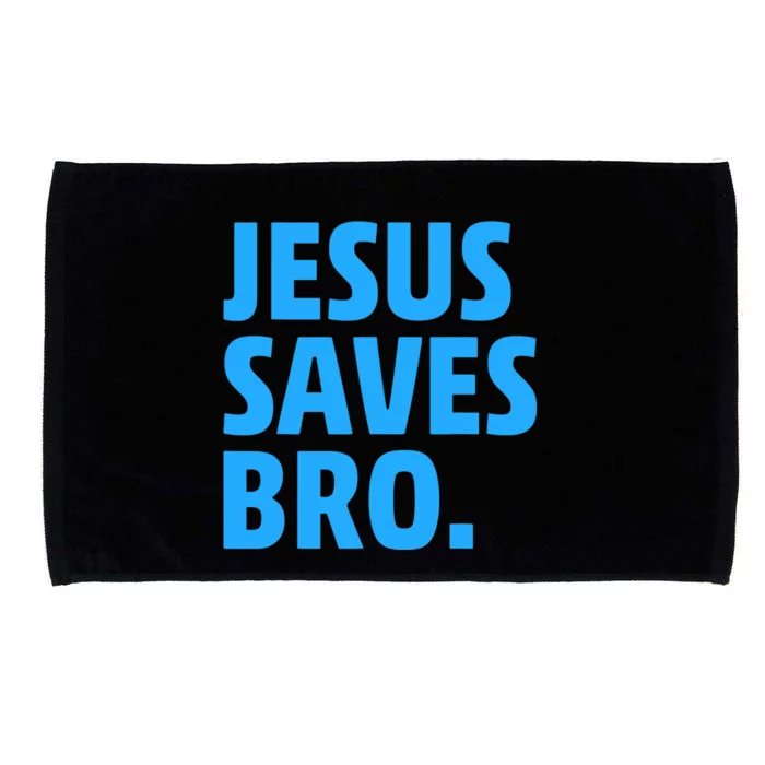 Jesus Saves Bro Funny Christian Microfiber Hand Towel