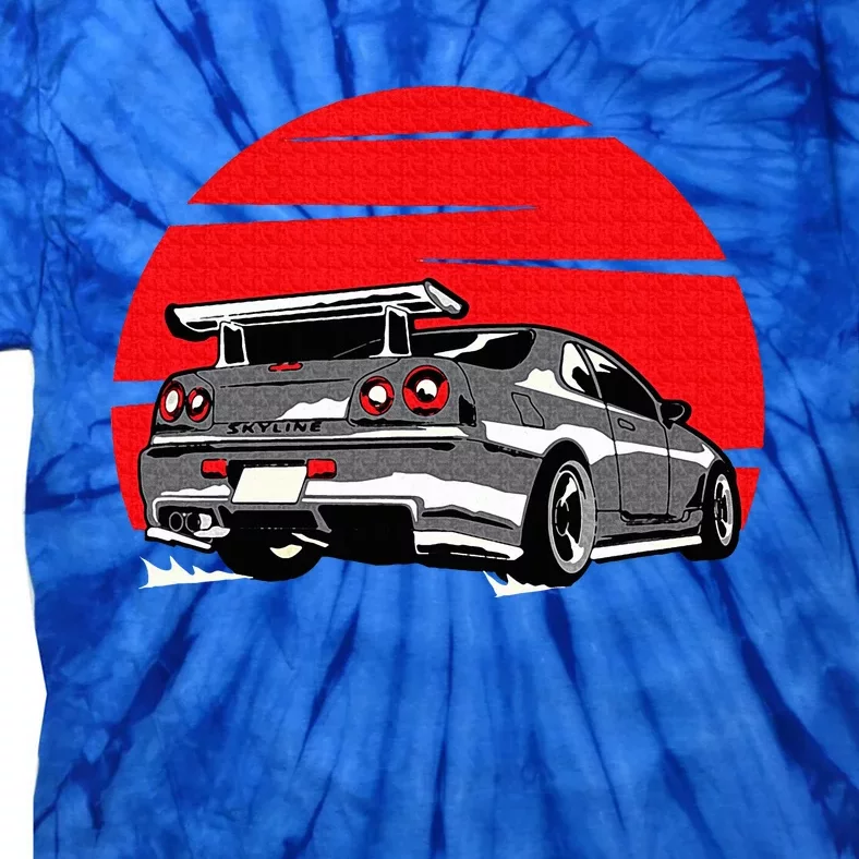 JDM Skyline big boost Tie-Dye T-Shirt