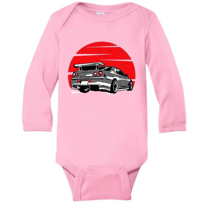 JDM Skyline big boost Baby Long Sleeve Bodysuit