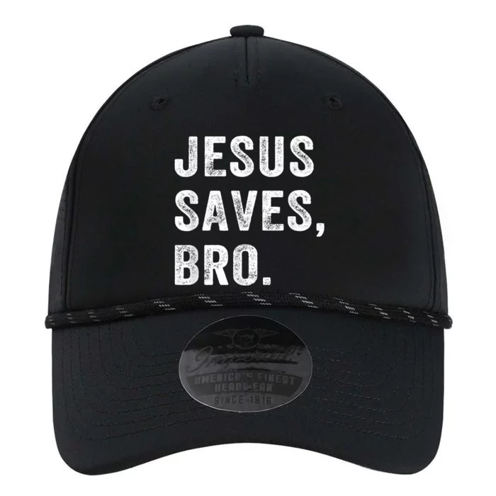 Jesus Saves Bro Vintage Christian Religious Faith Gifts Performance The Dyno Cap