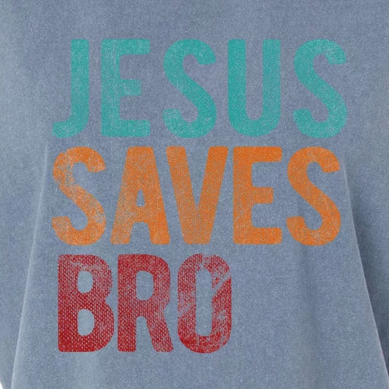 Jesus Saves Bro Christian Religious Jesus Garment-Dyed Women's Muscle Tee