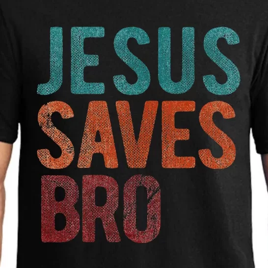 Jesus Saves Bro Christian Religious Jesus Pajama Set