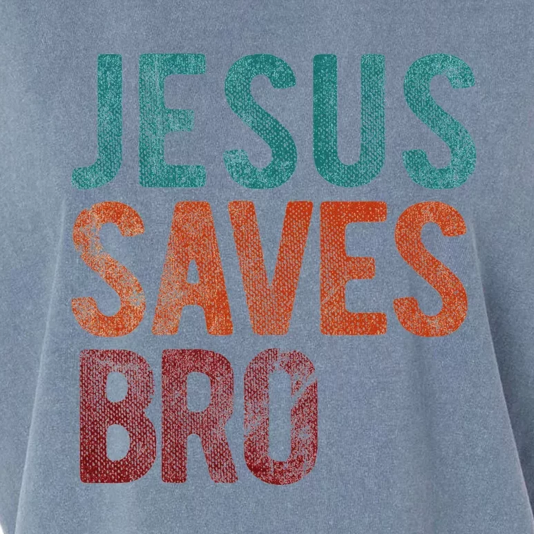 Jesus Saves Bro Christian Religious Jesus Garment-Dyed Women's Muscle Tee