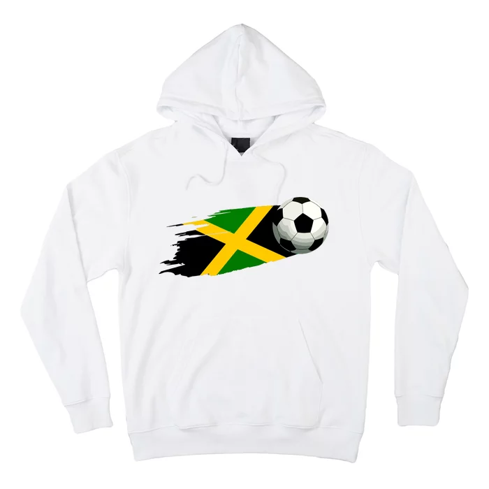 Jamaica Soccer Ball Jamaica Flag Jersey Jamaican Football Hoodie