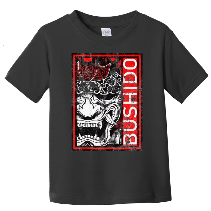 Japanese Samurai Bushido Oni Mask Toddler T-Shirt