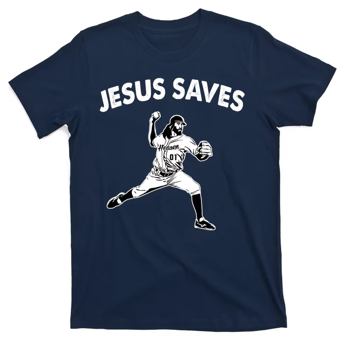 Jesus Saves Baseball Team Heaven T-Shirt | TeeShirtPalace