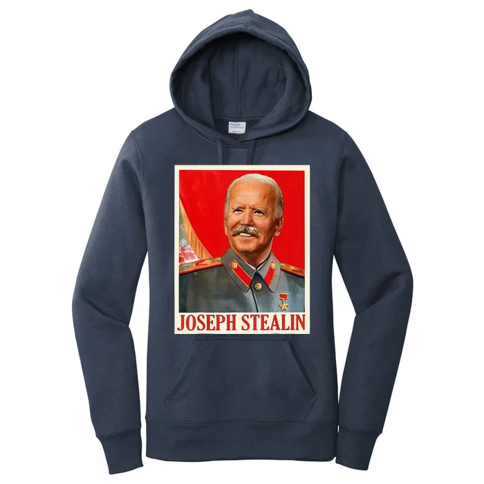 Joseph Stealin Biden Women's Pullover Hoodie