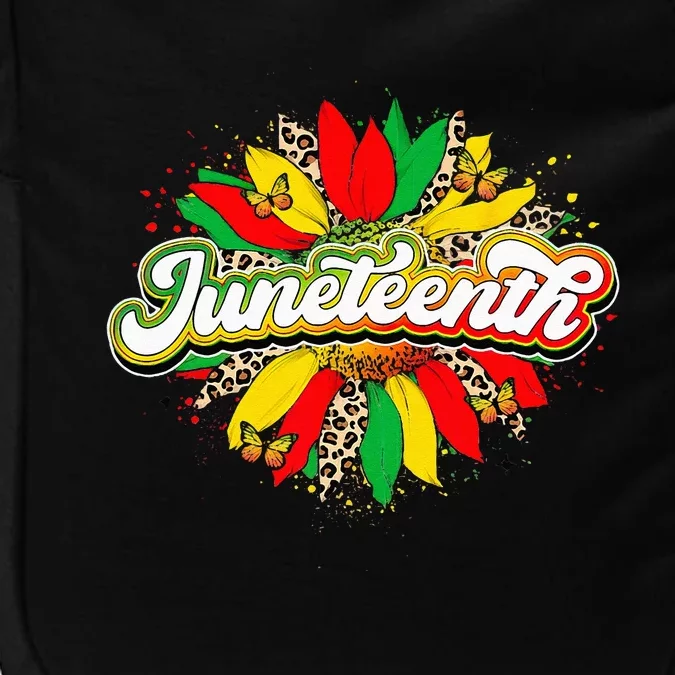 Juneteenth Sunflower Black History Pride African American Impact Tech Backpack