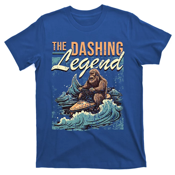 Jet Skiing Bigfoot Watercraft Rider I Sasquatch Jet Skiing Cute Gift T-Shirt