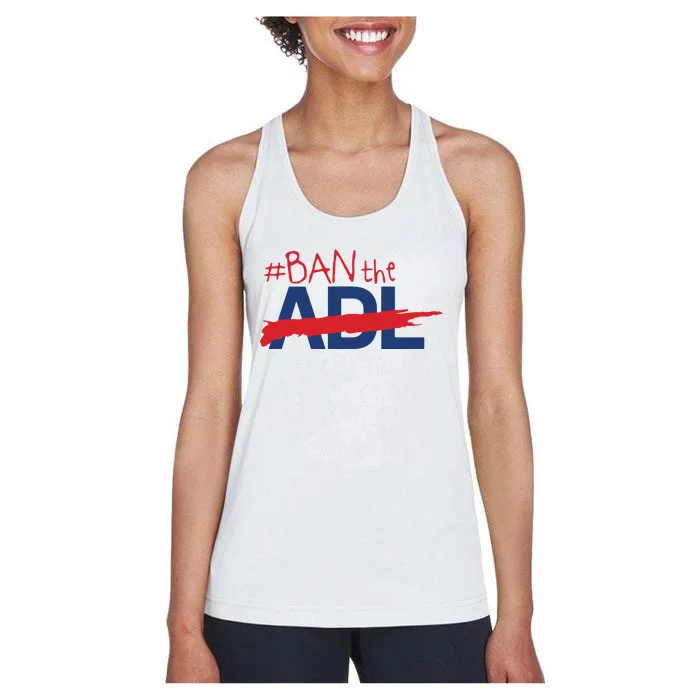 Jake Shields Ban The Adl Women's Racerback Tank