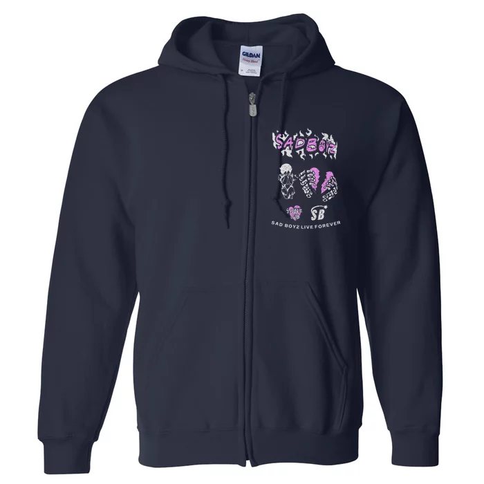 Junior S.A.D B.O.Y.Z Corridos Tumbados H Belicos Mexico Music Full Zip Hoodie