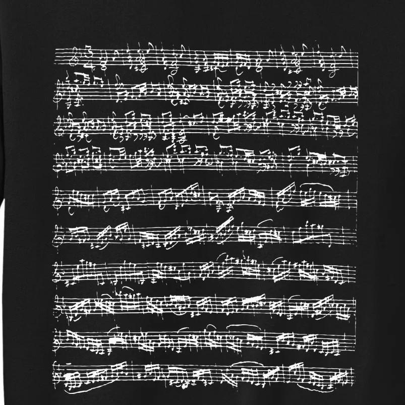 Johann Sebastian Bach Partita D Minor Chaconne Solo Violin Tall Sweatshirt