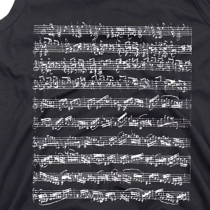 Johann Sebastian Bach Partita D Minor Chaconne Solo Violin Tank Top