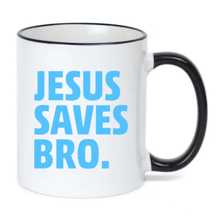 Jesus Saves Bro Black Color Changing Mug