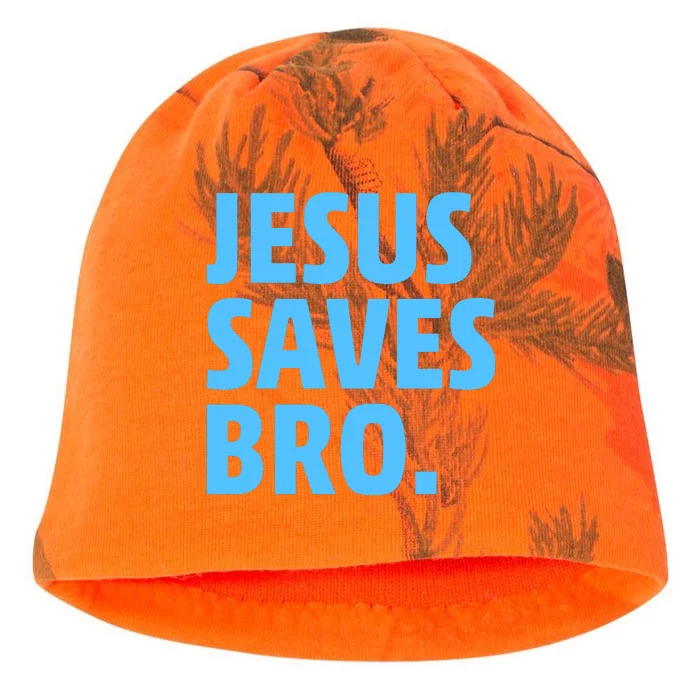 Jesus Saves Bro Kati - Camo Knit Beanie