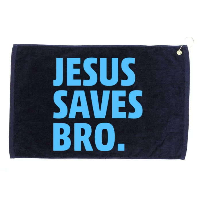 Jesus Saves Bro Grommeted Golf Towel