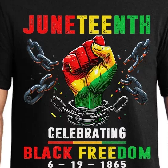 Juneteenth Shirts Celebrate Black Freedom 1865 Pajama Set