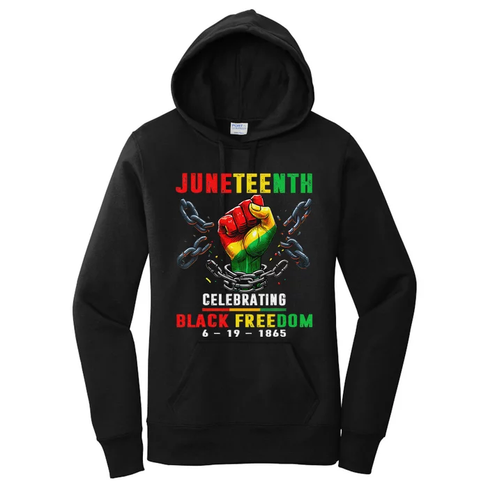 Juneteenth Shirts Celebrate Black Freedom 1865 Women's Pullover Hoodie