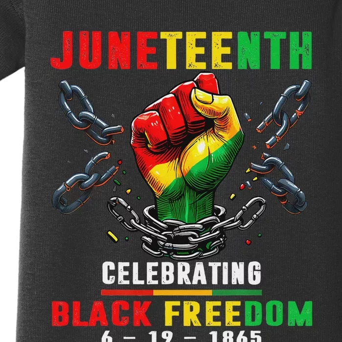 Juneteenth Shirts Celebrate Black Freedom 1865 Baby Bodysuit