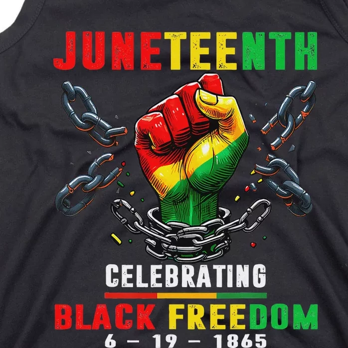 Juneteenth Shirts Celebrate Black Freedom 1865 Tank Top