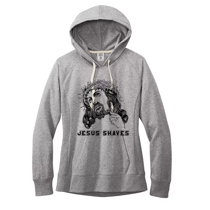 Jesus Shave Christian God Bible Cross Faith Women's Fleece Hoodie