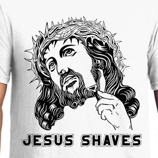 Jesus Shave Christian God Bible Cross Faith Pajama Set