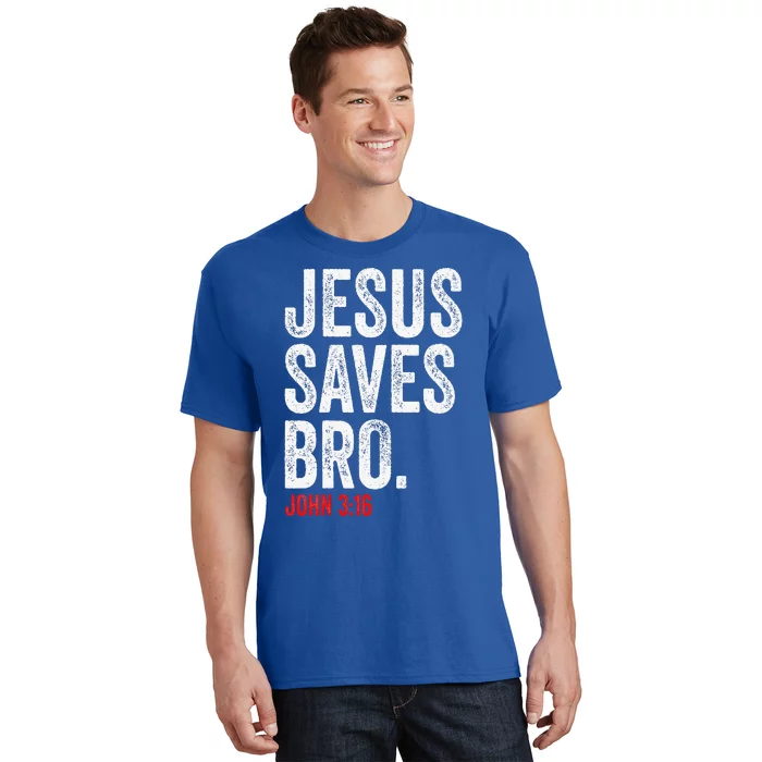 JESUS SAVES  Christian Motivational  Bible Verse T-Shirt