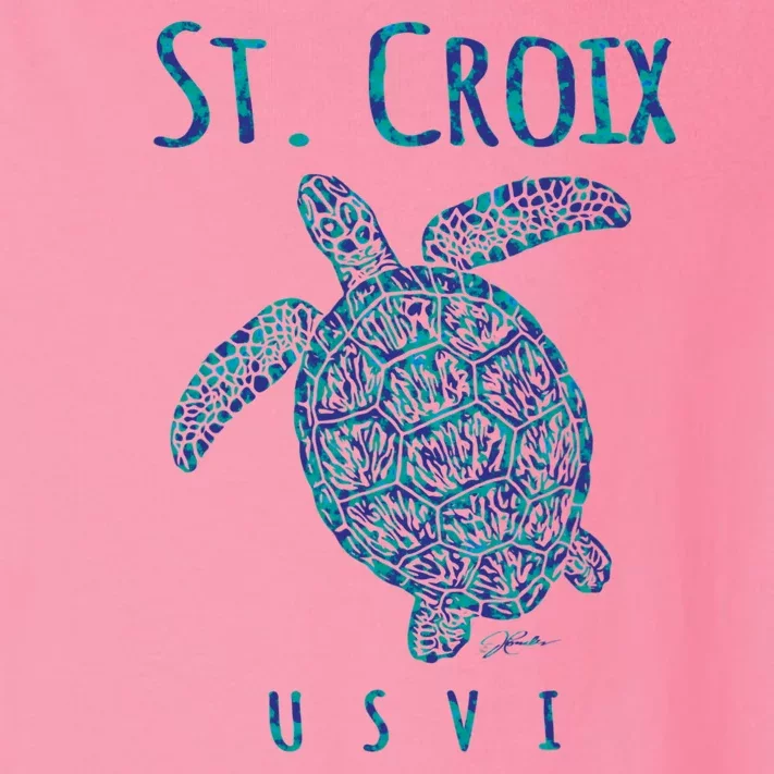 JCombs: St. Croix, USVI, Sea Turtle, Beach Toddler Long Sleeve Shirt