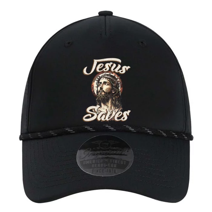 Jesus Saves Christian faith Religious God Believer Performance The Dyno Cap