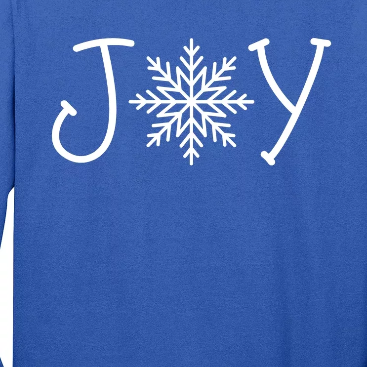 Joy Snowflake Christmas Long Sleeve Shirt