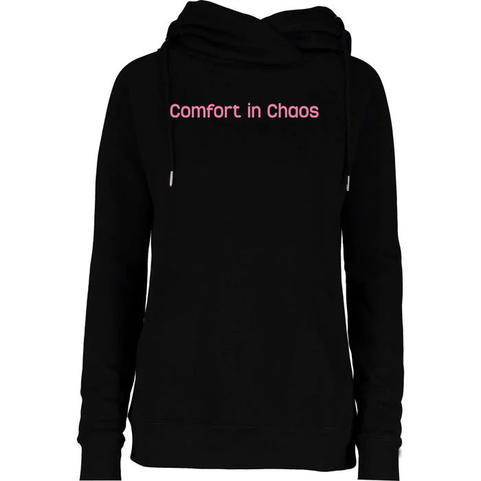 John Summit Comfort In Chaos Womens Funnel Neck Pullover Hood