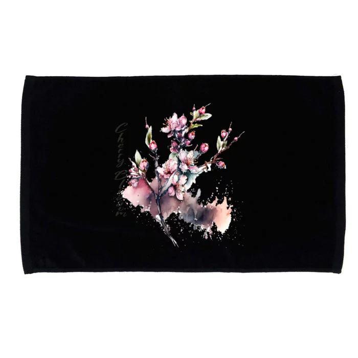 Japan Sakura Cherry Blossoms In Spring Gift Microfiber Hand Towel