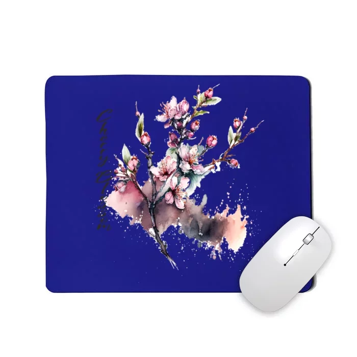 Japan Sakura Cherry Blossoms In Spring Gift Mousepad