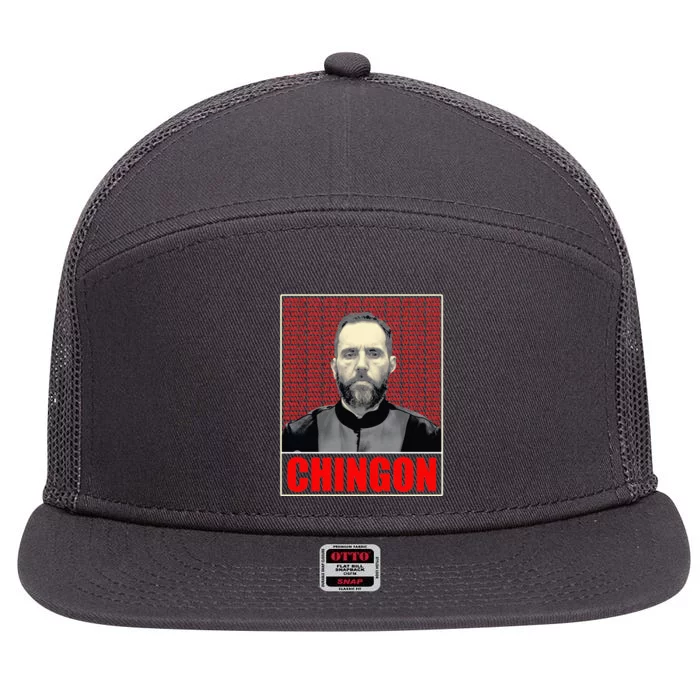 Jack Smith Chingon Latinos For Justice 7 Panel Mesh Trucker Snapback Hat