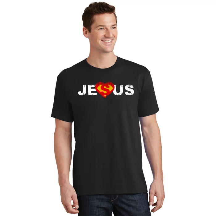 Jesus Superhero Christianity T-Shirt