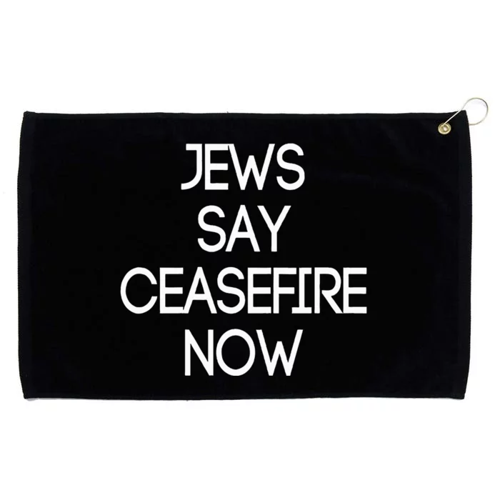 Jews Say Ceasefire Now American Jews Design Grommeted Golf Towel